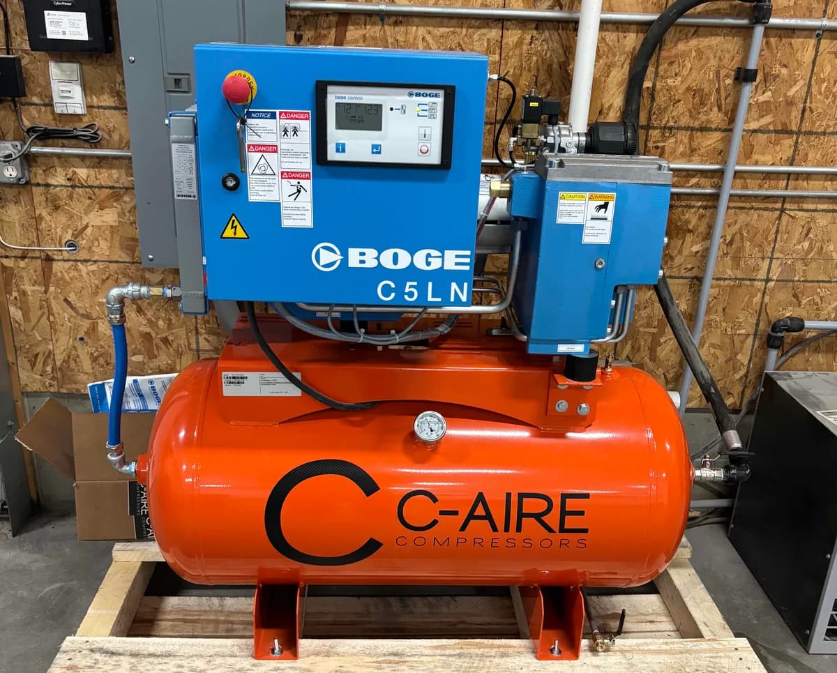 Auto Body & Collision Repair compressed air system